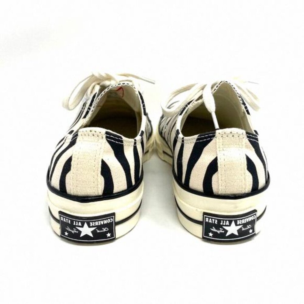 Converse Chuck 70 Low Black Zebra Stripes Black Beige 167811C Size Men's Shoes - Picture 7 of 9